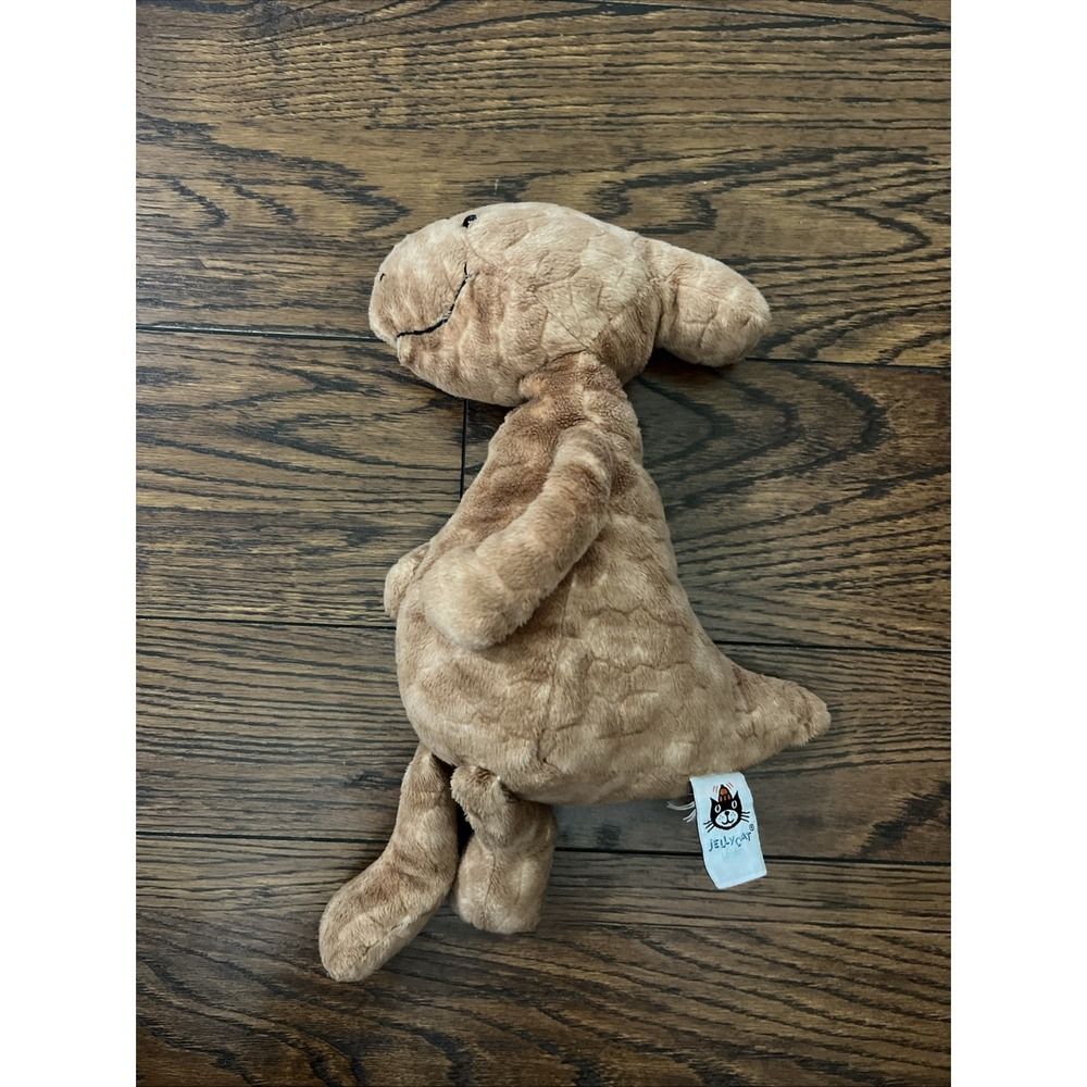 Jellycat Patrick Parasaurolophus Plush Dinosaur 12" Brown Stuffed Animal-SO CUTE